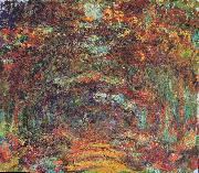 Claude Monet The rose-way in Giverny France oil painting artist